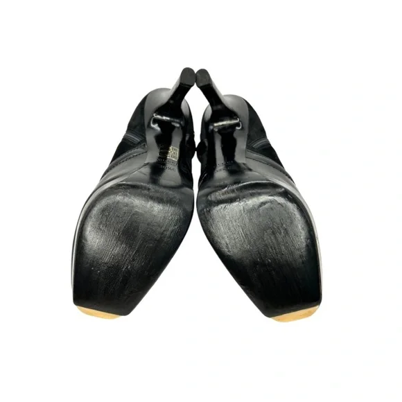 GUCCI Black Patent Leather Platform Ankle Booties | 38.5 - Picture 11 of 12